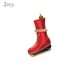 Jogo de Enfeites Natalinos Patins Glam Vermelho, red | WestwingNow