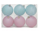 Jogo de Enfeites de Natal Bolas Trend Rainbow Roxa e Azul, multicolor | WestwingNow