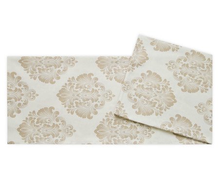 Toalha de Mesa Panamá Damask Medalhão - 180X280cm | Westwing