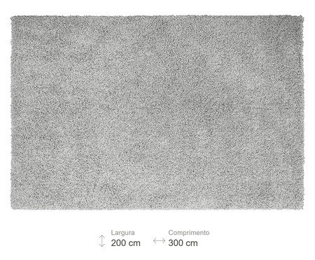 Tapete Shaggy Debrum Tufting Clemant Prateado | Westwing