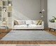 Tapete Shaggy Debrum Tufting Clemant Prateado, Silver | WestwingNow