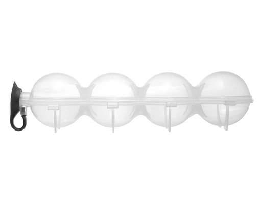 Forma para Gelo com Cavidades Ball, Transparente | WestwingNow