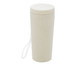 Copo Térmico de Bambu Parede Dupla com Alça e Tampa Branco, Branco | WestwingNow