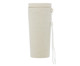 Copo Térmico de Bambu Parede Dupla com Alça e Tampa Branco, Branco | WestwingNow