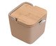 Saleiro com Tampa e Colher de Bambu Areia lll, Bege | WestwingNow