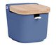 Saleiro com Tampa e Colher de Bambu Azul ll, Azul | WestwingNow