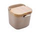 Saleiro com Tampa e Colher de Bambu Areia ll, Bege | WestwingNow