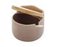 Saleiro com Tampa e Colher de Bambu Areia l, Bege | WestwingNow