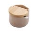 Saleiro com Tampa e Colher de Bambu Areia l, Bege | WestwingNow
