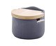 Saleiro com Tampa e Colher de Bambu Azul l, Azul | WestwingNow