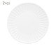 Jogo Pratos para Sobremesa Colibri Branco, Branco | WestwingNow