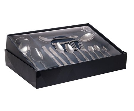 Faqueiro Peças em Inox com Caixa Litografada Avalon | Westwing