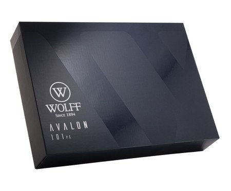 Faqueiro Peças em Inox com Caixa Litografada Avalon | Westwing