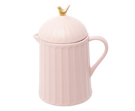 Bule Colibri com Tampa Rosa | Westwing