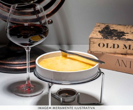 Jogo para Queijo Brie em Inox Cybele | Westwing