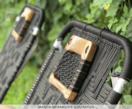 Espreguiçadeira Uv T10 Preto | WestwingNow
