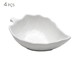 Jogo de Bowls em Porcelana Leafes - Branco, Branco | WestwingNow