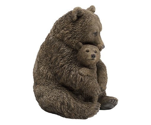 Adorno Ursa com Filhote, Marrom | WestwingNow