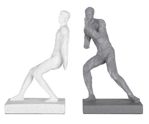 Jogo de Adornos Sapo Pedraboia Planta Branco, Branco | WestwingNow