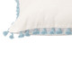 Capa de Almofada de Algodão Rieti Azul e Branca, Azul | WestwingNow