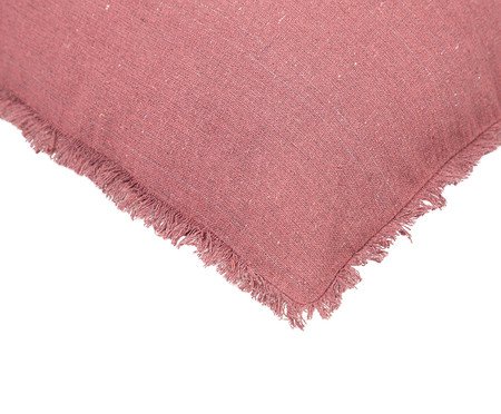 Capa de Almofada com franjas Galah - Rosa | Westwing