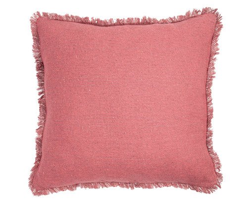 Capa de Almofada com franjas Galah - Rosa, pink | WestwingNow