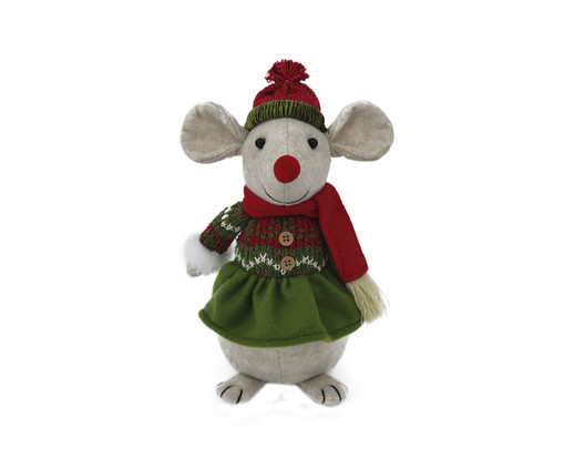 Enfeite de Natal Ms Mouse Cinza, grey | WestwingNow