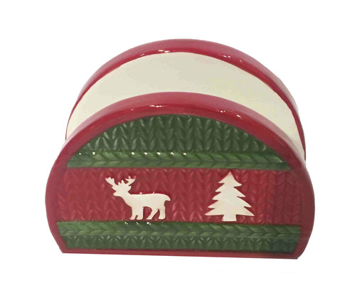 Porta-Papel Deer Branco e Verde, red | WestwingNow