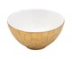 Jogo de Bowls em Porcelana Vera 04 Pessoas - Dourado, Branco | WestwingNow