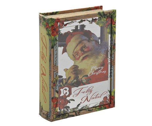 Caixa Livro Natal Espelhada Colorido l, Multicolor | WestwingNow