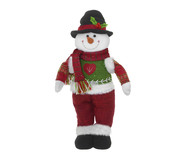 Boneco de Neve Vermelho e Verde e Branco e Preto l | WestwingNow