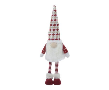 Adorno Gnomo Natalino Vermelho e Branco l | Westwing