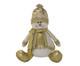 Boneco de Neve Dourado e Branco Vll, Amarelo | WestwingNow