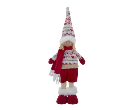 Boneco Menino Natalino Vermelho | Westwing