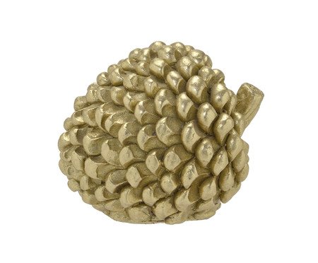 Adorno Noz Texture Dourado | Westwing