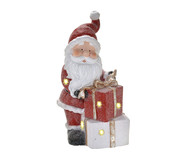 Adorno Papai Noel com Luz Vermelho e Dourado | WestwingNow