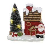 Adorno Papai Noel com Luz Branco e Verde III | WestwingNow