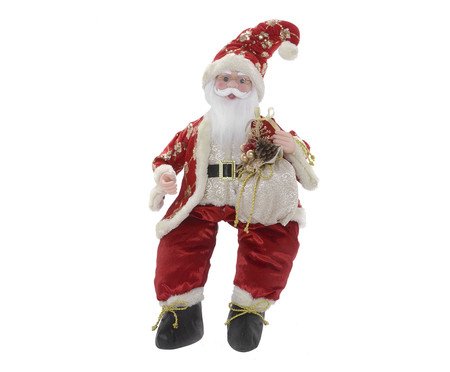 Adorno Papai Noel Musical Vermelho e Verde | Westwing