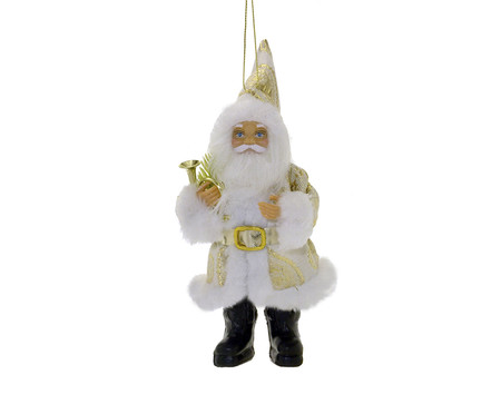 Adorno Papai Noel de Pendurar Dourado