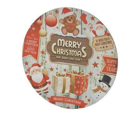 Sousplat Merry Christmas Vermelho | Westwing