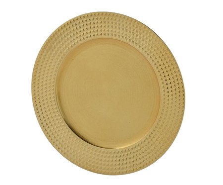 Sousplat Texture Dourado | Westwing