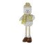 Boneco de Neve Dourado e Branco e Marrom l, Amarelo | WestwingNow