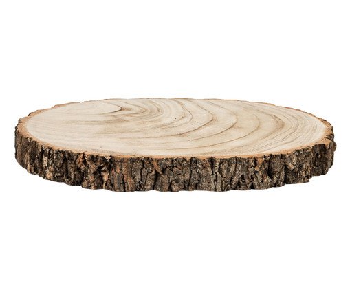 Base Oval Tronco de Árvore, wood pattern | WestwingNow