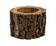 Cachepot Tronco de Árvore Baixo, wood pattern | WestwingNow