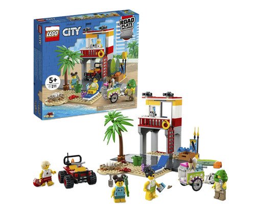 Lego City Posto Salva-Vidas Na Praia, multicolor | WestwingNow