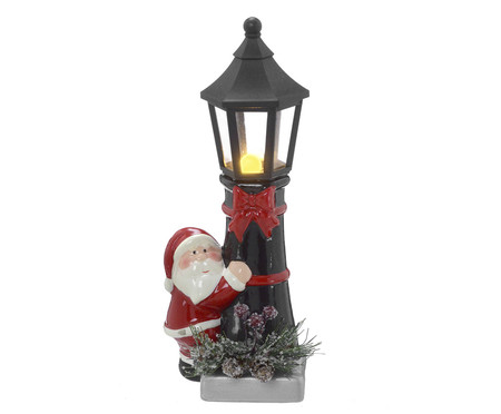 Papai Noel Decorativo com Luz Vermelho