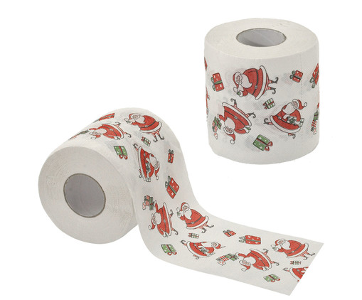 Rolo de Papel Higiênico Papai Noel, white | WestwingNow