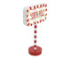 Enfeite Placa North Pole com Led, Vermelho | WestwingNow