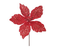 Enfeite Poinsetia Flor Vermelha de Cabo Curto II | WestwingNow