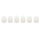 Jogo de 6 Velas Cilindricas Davis - Branco, Branca | WestwingNow